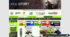 Desktop Screenshot of akx-sport.com